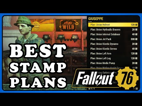 Fallout 76: All Best Stamp Plans. Best Expedition Plans.
