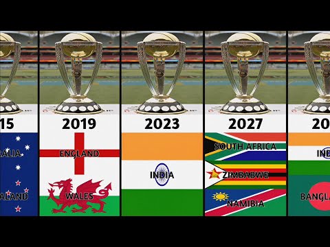Cricket World Cup Host Countries | ICC World Cup Host Country List | Upcoming Cricket World Cup Host