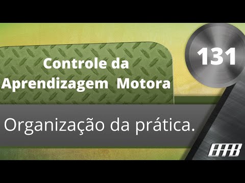 Vídeo Aula-131-#Controle da Aprendizagem Motora (Organização da Prática)