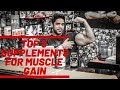 Top 3 supplements for muscle gain | rahul fitness official