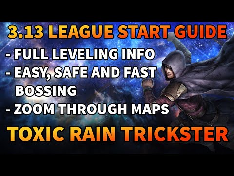 Toxic Rain Trickster - Zooming Through Endgame - League Start Guide - Path of Exile: 3.13