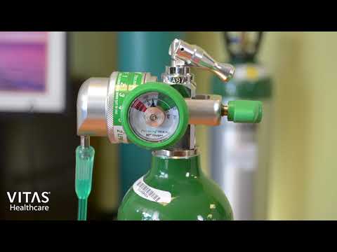 How to use an oxygen tank valve