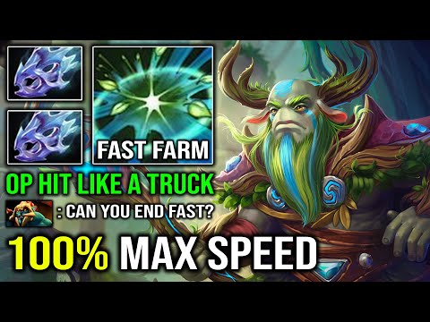 BRUTAL Fast Pushing 100% Max Speed Nature Prophet EZ Deleted Tank Heroes 10K MMR Dota 2