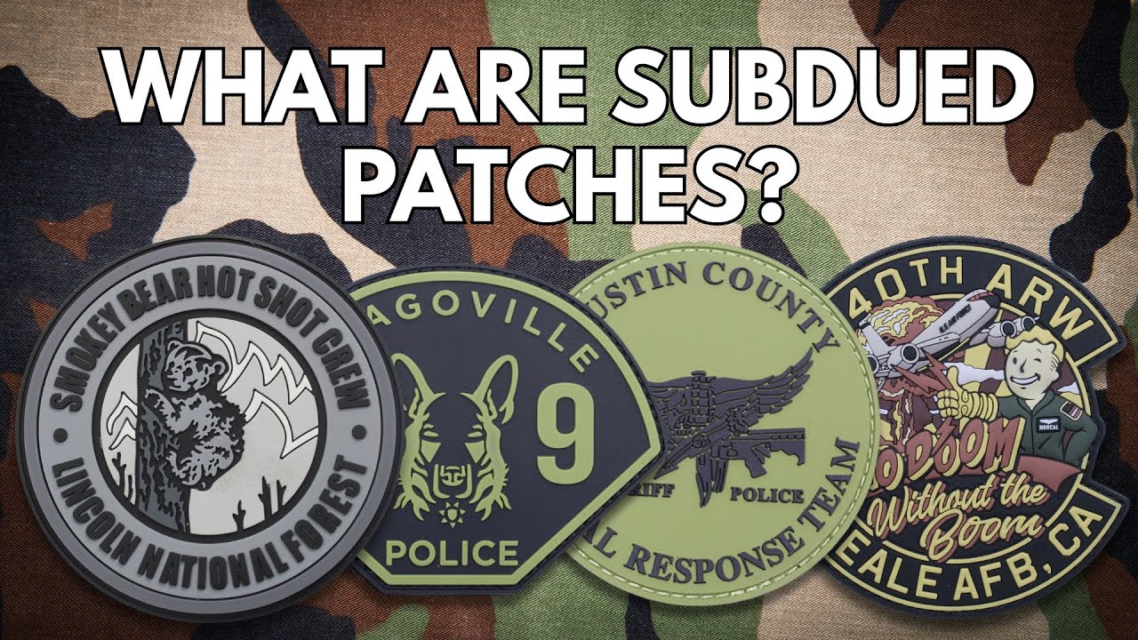 What Are Subdued Patches? | How We Transform Any Design into Tactical Colors