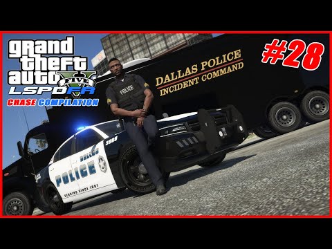 LSPDFR Police Chase Compilation #28