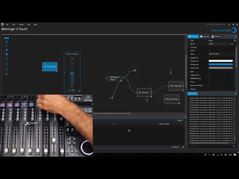 Behringer X Touch & UNIVERSE Trigger Recording - show control in the easiest way