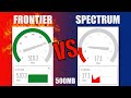 Frontier Fiber VS Spectrum Cable Internet REAL CUSTOMER SPEED TEST