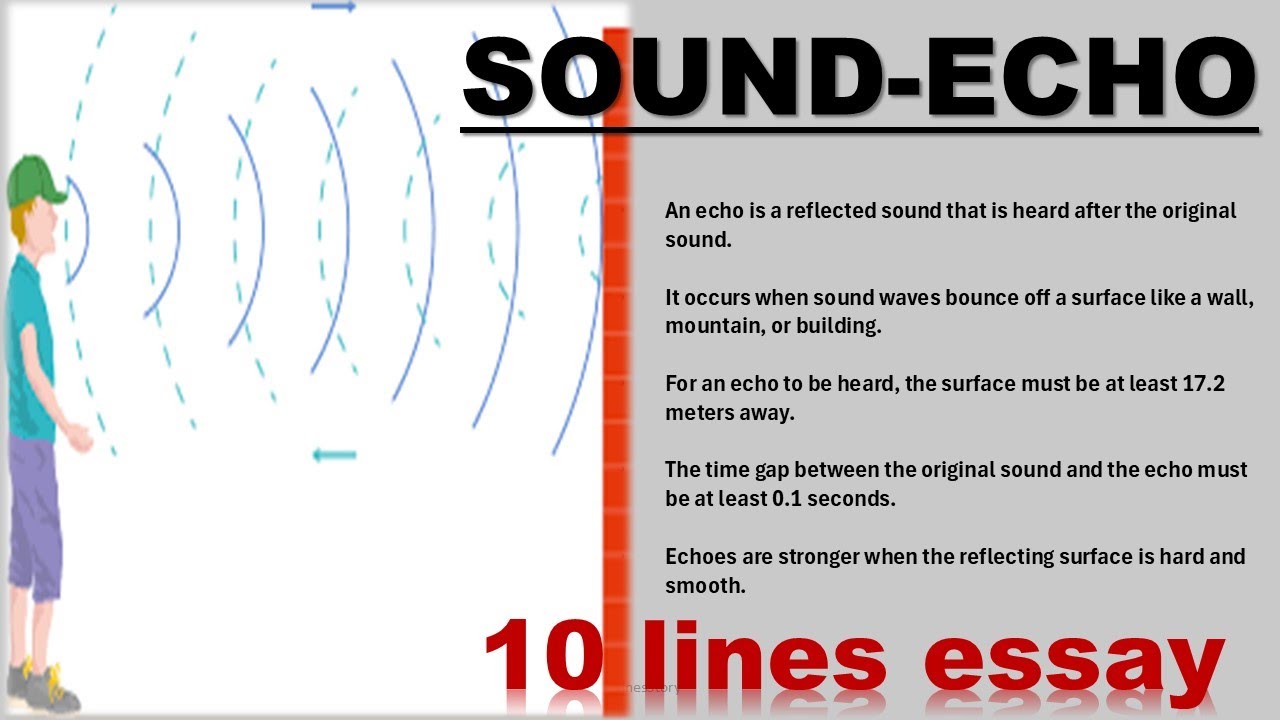 Sound - Echo || 10 lines essay || 10 lines on Echo