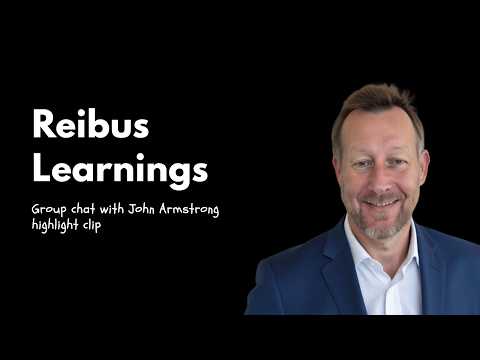 John Armstrong Sharing His Key Learnings From Starting & Scaling Reibus