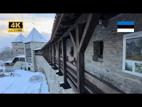 TALLINN ESTONIA - KIEK IN DE KOK - BASTION PASSAGES - A WALK THROUGH HISTORY (2023/2024) (4K)