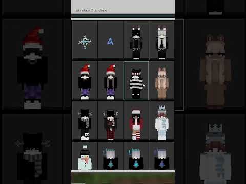 Insane Christmas Skinpack Addon 1.20 - Minecraft PE, Must-See Mods #shorts