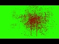 Blood Splatter Green Screen 18