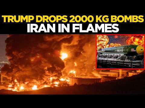 US Strikes Iran LIVE: 2,000‑Pound Bunker Buster Bombs Ignite Fierce Blasts | Trump Latest Live | US