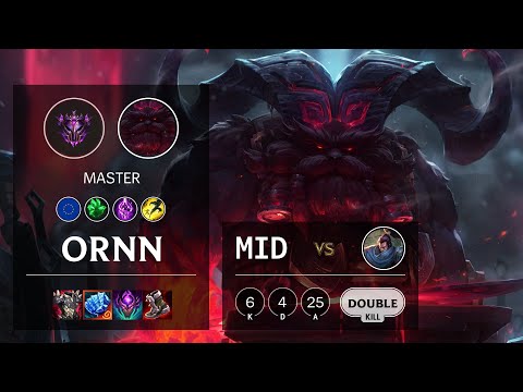 Ornn Mid vs Yasuo - EUW Master Patch 11.16