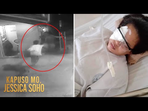 Lady guard, halos mabulag ang mata matapos sabuyan ng kemikal?! Kapuso Mo, Jessica Soho