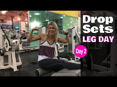 Brutal Leg Day Drop Set Workout
