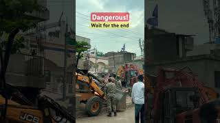 संभाजी नगर - जालना रोड वर अतिक्रमण हटाव मोहीम | Encroachment removal campaign at Sambhaji Nagar