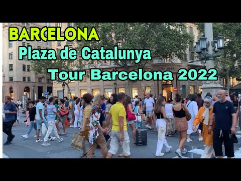 VI WALKER NA PLAZA CATALUNYA BARCELONA.