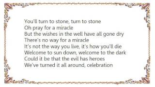 Dio - Turn to Stone Lyrics