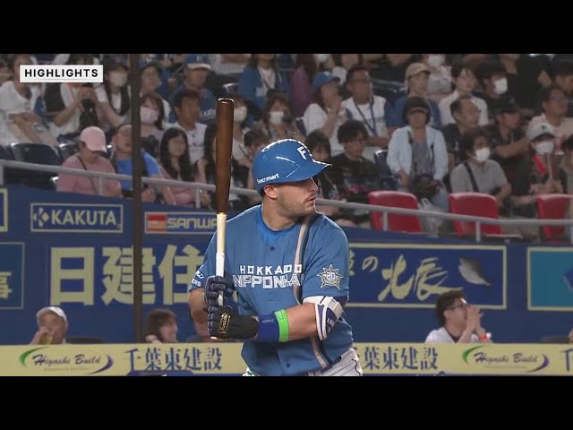 8月1日 千葉ロッテマリーンズ 対 北海道日本ハムファイターズ ハイライト