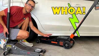 Electric VS Manual Floor Jack