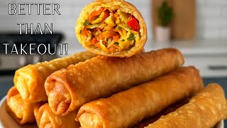 Easy & Crispy Egg Rolls (Better Than Takeout!)