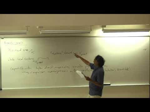 (φ,Γ)-modules on Analytic, Adic, and Perfectoid Spaces   Kiran Kedlaya July 28, 2015