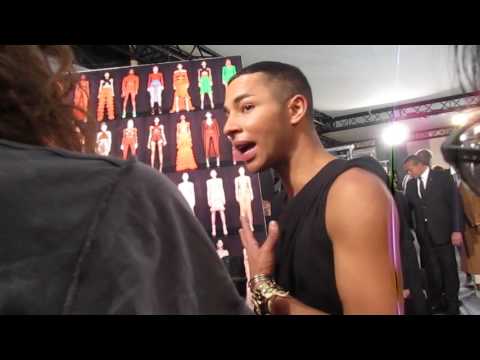 Backstage Balmain SS16 - ITW Olivier Rousteing (anglais)