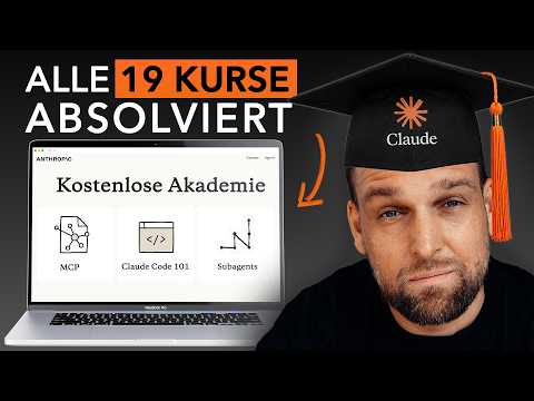 Ich habe alle 19 Claude-Kurse in 48h gemacht (nicht alle lohnen sich)...