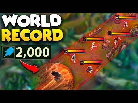 *ONE BUTTON PENTAKILL* The STRONGEST ONE-SHOT IN EXISTENCE (NEW AP RECORD)