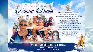 In Loving Memory Of Donna Davis