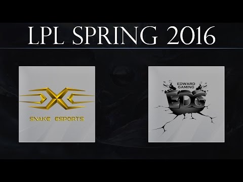[LoL Highlights] SS vs EDG G3 | Snake eSports vs EDward Gaming G3 (15.04.2016) | LPL Spring 2016