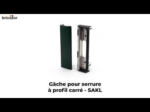 Gâche pour serrure à profil carré - SAKL LOCINOX