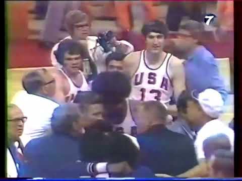 USSR vs USA. The last 3 seconds of the final olympic basketball tournament. Emotions run wild. #bask