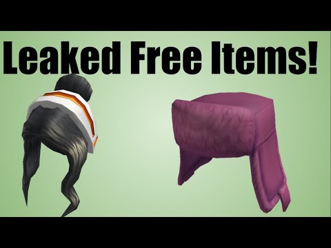 TONS OF LEAKED FREE ITEMS! (HAIRS, HATS & MORE) [ROBLOX]