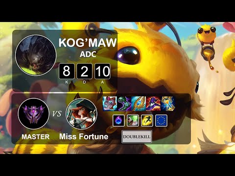 Crownshot Team Vitality ADC Kog'Maw vs Miss Fortune - LOL EUW Master Season 11 Patch 11.20