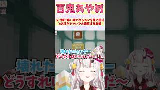 ルイ姉と寒い家のダジャレを見て回りとあるダジャレで大爆笑するお嬢 #shorts  #ホロライブ #切り抜き #vtuber #百鬼あやめ #鷹嶺ルイ #ホロ切り抜き