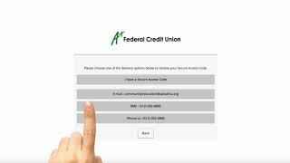A+FCU How-To: Secure Access Codes