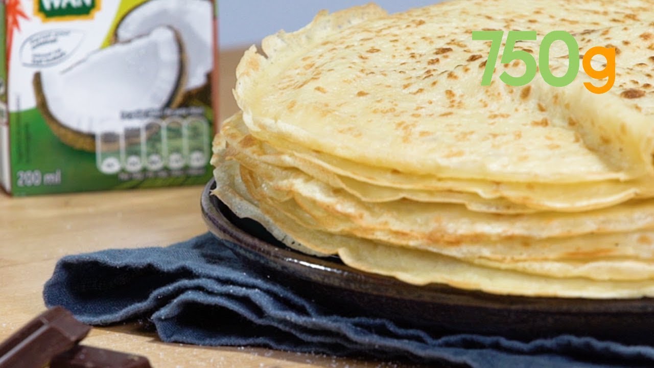 Recette de la pâte à crêpes au lait de coco - 750g