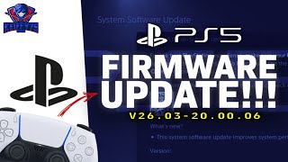 PS5/PS5 Pro NEW System Software Update (Version: v26.03-20.00.06)