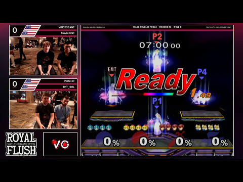 Royal Flush - Phish-It & EMT_Sol vs. Vincessant & SeaGhost - SSBM - Doubles