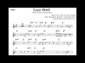 (Bb) Eric Alexander solo trascription "Lazy Bird"