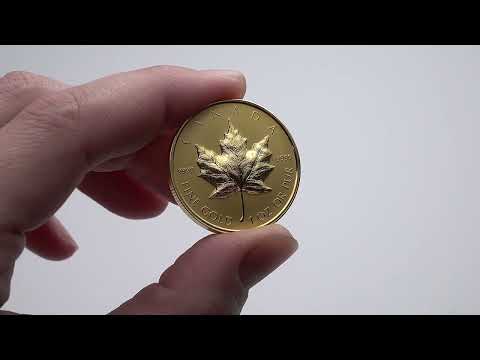 1 oz. Pure Gold Coin – Ultra-High Relief Gold Maple Leaf – Mintage: 600 (2022)
