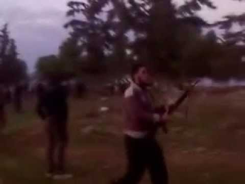 انسحاب عناصر كتيبة صقور الإسلام وكتيبة عمر المختار بعد التصدي لقوات النظام في قرية عسيلة في ريف حمص