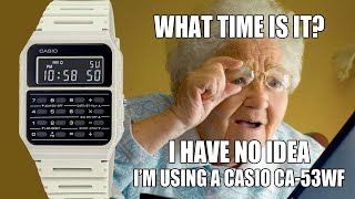 Casio CA-53WF - Can you tell the time on Casio's new version of its classic calculator watch