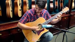 Video thumbnail for 1980's Taylor 610c Dreadnought Spruce/Maple by H.B. Woodsongs