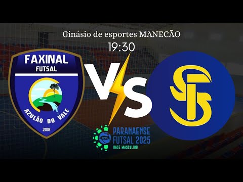 FAXINAL X SÃO JOSEENSE (CAMPEONATO PARANAENSE DE FUTSAL SUB 20)