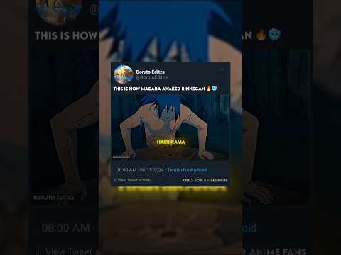 Madara Uchiha Awakened Rinnegan and Summoned Gedo Statue 🥶🔥 #shorts #short #madara