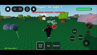 New Roblox gameplay survive 99 nights in Jungle zombie protect our house#1