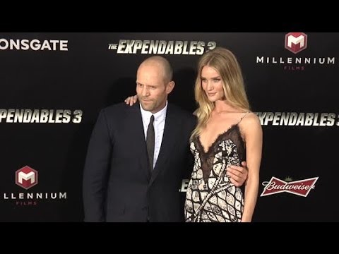 Jason Statham and Rosie Huntington-Whiteley Steal the Show at The Expendables 3 Premiere